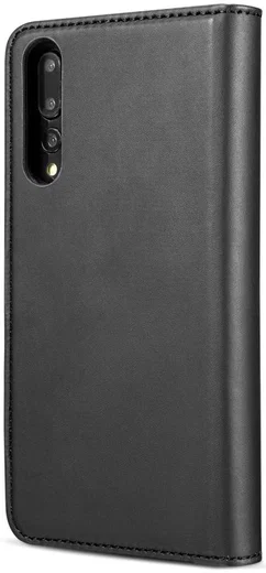 Huawei P20 Pro Leren 2-in-1 Bookcase en Back Cover Hoesje Zwart afbeelding 7