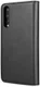 Huawei P20 Pro Leren 2-in-1 Bookcase en Back Cover Hoesje Zwart afbeelding 7