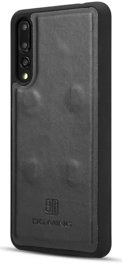 Huawei P20 Pro Leren 2-in-1 Bookcase en Back Cover Hoesje Zwart afbeelding 8