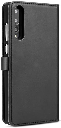 Huawei P20 Pro Leren 2-in-1 Bookcase en Back Cover Hoesje Zwart afbeelding 10