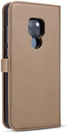 Huawei Mate 20 Leren 2-in-1 Bookcase en Back Cover Hoesje Bruin afbeelding 9