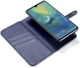 Huawei Mate 20 Leren 2-in-1 Bookcase en Back Cover Hoesje Blauw afbeelding 2