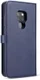 Huawei Mate 20 Leren 2-in-1 Bookcase en Back Cover Hoesje Blauw afbeelding 9