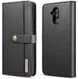 Huawei Mate 20 Lite Leren 2-in-1 Bookcase en Back Cover Hoesje Zwart afbeelding 1