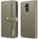 Huawei Mate 20 Lite Leren 2-in-1 Bookcase en Back Cover Hoesje Groen afbeelding 1