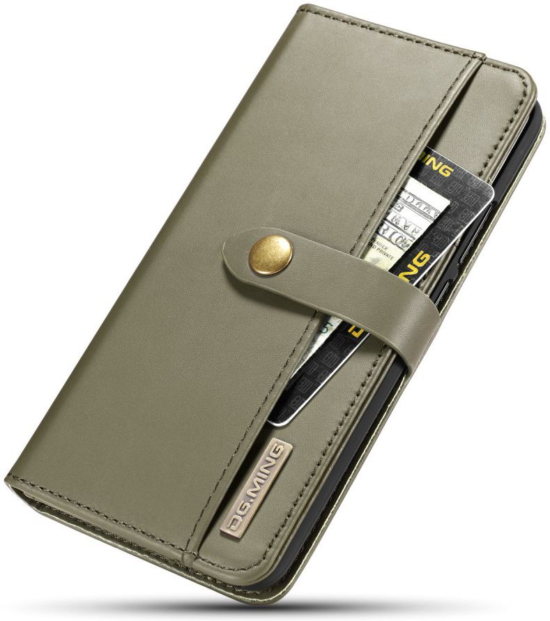 Huawei Mate 20 Lite Leren 2-in-1 Bookcase en Back Cover Hoesje Groen afbeelding 14