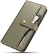 Huawei Mate 20 Lite Leren 2-in-1 Bookcase en Back Cover Hoesje Groen afbeelding 14