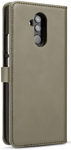 Huawei Mate 20 Lite Leren 2-in-1 Bookcase en Back Cover Hoesje Groen afbeelding 10