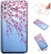 Honor 10 Lite Transparant Hoesje met Print Blossom Flower afbeelding 3