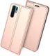 Huawei P30 Pro Flip Hoesje met Kaart Houder Roze Goud afbeelding 1