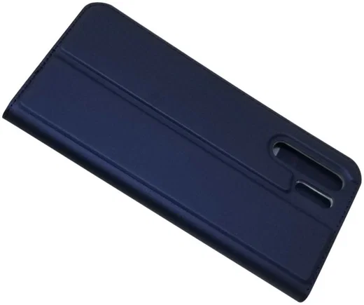 Huawei P30 Pro Flip Hoesje met Kaart Houder Blauw afbeelding 15