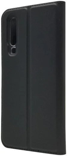 Huawei P30 Flip Hoesje met Kaart Houder Zwart afbeelding 4