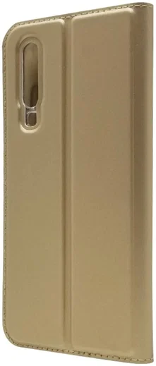 Huawei P30 Flip Hoesje met Kaart Houder Goud afbeelding 4