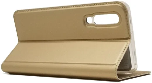 Huawei P30 Flip Hoesje met Kaart Houder Goud afbeelding 8