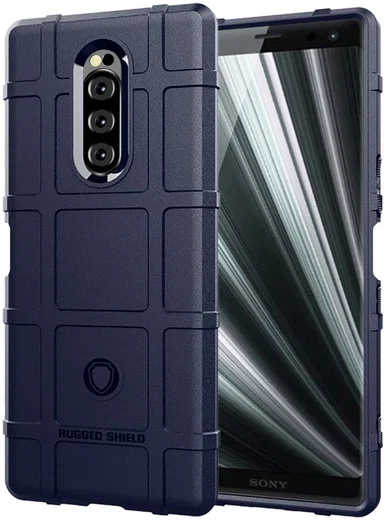Sony Xperia 1 Anti-Shock Hybride Hoesje Blauw afbeelding 1