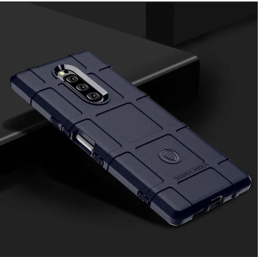 Sony Xperia 1 Anti-Shock Hybride Hoesje Blauw afbeelding 2