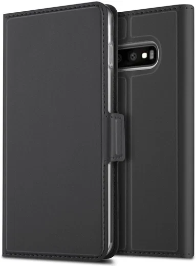 Samsung Galaxy S10 Plus Card Holder Case Zwart afbeelding 1