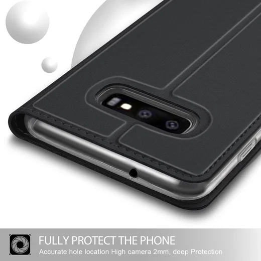 Samsung Galaxy S10 Plus Card Holder Case Zwart afbeelding 5