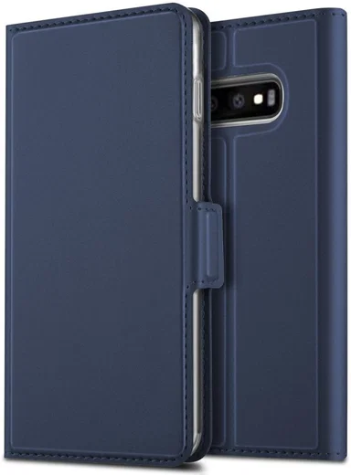 Samsung Galaxy S10 Plus Card Holder Case Blauw afbeelding 1