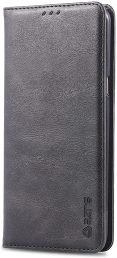 AZNS Samsung Galaxy S8 Stand Portemonnee Hoesje Grijs afbeelding 3