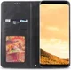 AZNS Samsung Galaxy S8 Stand Portemonnee Hoesje Grijs afbeelding 1