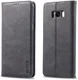 AZNS Samsung Galaxy S8 Stand Portemonnee Hoesje Grijs afbeelding 2