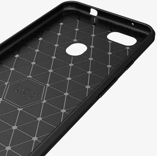 Google Pixel 3A XL Geborsteld TPU Hoesje Zwart afbeelding 8