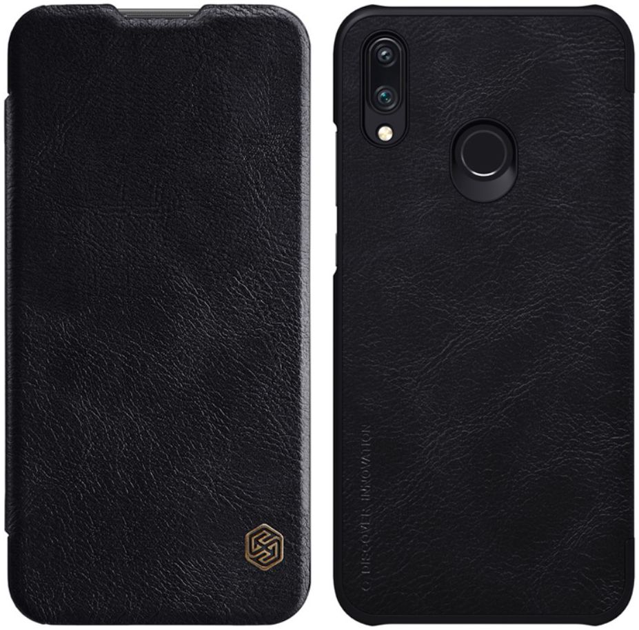 Nillkin Qin Series Flip Hoesje Huawei P Smart (2019) Zwart afbeelding 2