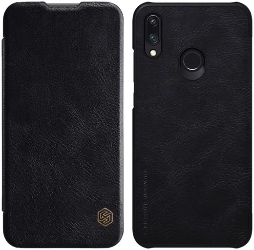 Nillkin Qin Series Flip Hoesje Huawei P Smart (2019) Zwart afbeelding 2