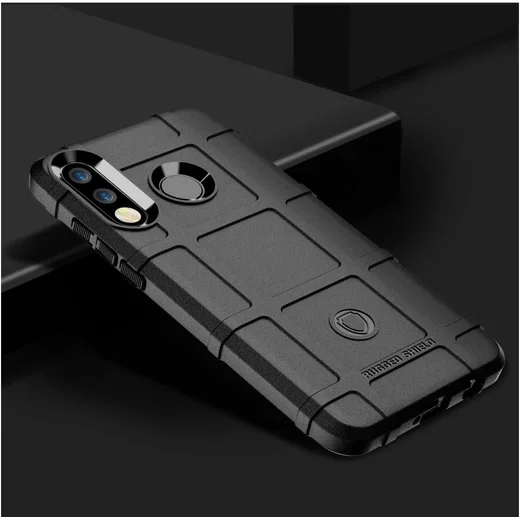 Huawei P30 Lite Anti-Shock TPU Backcover Zwart afbeelding 3