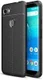 Google Pixel 3A XL Litchi Texture TPU Hoesje Zwart afbeelding 1
