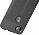 Google Pixel 3A XL Litchi Texture TPU Hoesje Zwart afbeelding 2