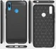 Huawei Y7 (2019) Geborsteld TPU Hoesje Zwart afbeelding 2
