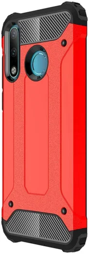 Huawei P30 Lite Hoesje Shock Proof Hybride Backcover Rood afbeelding 6