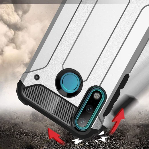 Huawei P30 Lite Hoesje Shock Proof Hybride Backcover Goud afbeelding 4