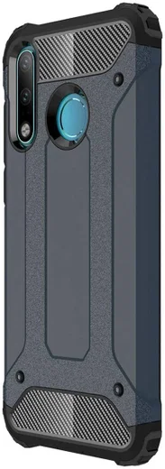 Huawei P30 Lite Hoesje Shock Proof Hybride Backcover Blauw afbeelding 7