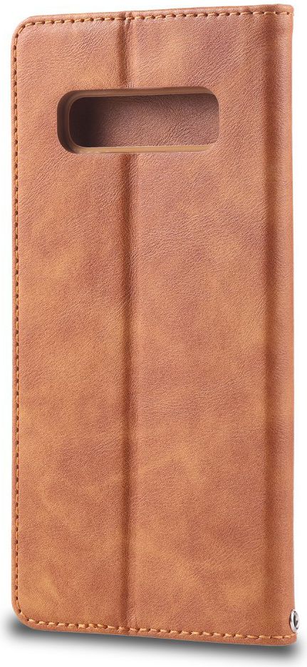 Samsung Galaxy S10 Plus Leren Stand Portemonnee Hoesje Bruin afbeelding 7