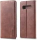 Samsung Galaxy S10 Plus Leren Stand Portemonnee Hoesje Coffee afbeelding 2
