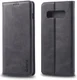 Samsung Galaxy S10 Plus Leren Stand Portemonnee Hoesje Zwart afbeelding 3