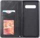 Samsung Galaxy S10 Plus Leren Stand Portemonnee Hoesje Zwart afbeelding 2