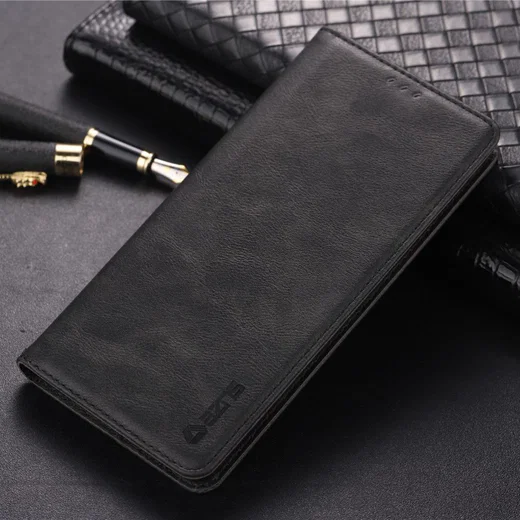 Samsung Galaxy S10 Plus Leren Stand Portemonnee Hoesje Zwart afbeelding 4