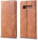 Samsung Galaxy S10 Kunstleer Stand Portemonnee Hoesje Bruin afbeelding 3