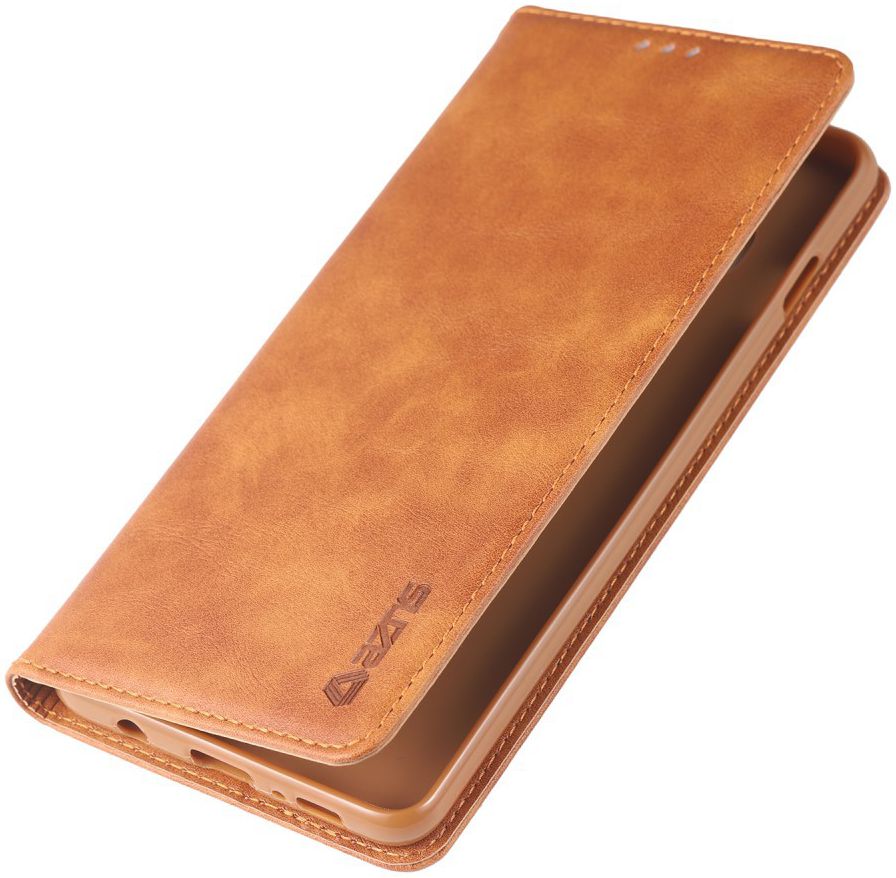 Samsung Galaxy S10 Kunstleer Stand Portemonnee Hoesje Bruin afbeelding 1