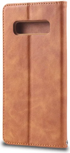 Samsung Galaxy S10E Leren Stand Portemonnee Hoesje Bruin afbeelding 5