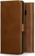 Rosso Deluxe Samsung Galaxy S10E Hoesje Echt Leer Book Case Bruin afbeelding 10