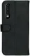 Rosso Deluxe Huawei P30 Hoesje Echt Leer Book Case Zwart afbeelding 9