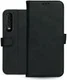 Rosso Deluxe Huawei P30 Hoesje Echt Leer Book Case Zwart afbeelding 12