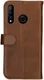 Rosso Deluxe Huawei P30 Lite Hoesje Echt Leer Book Case Bruin afbeelding 6