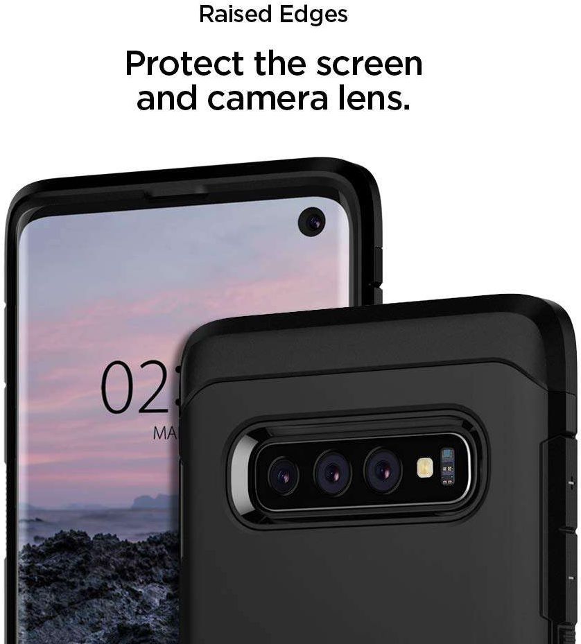 Spigen Tough Armor Hoesje Samsung Galaxy S10 Zwart afbeelding 7
