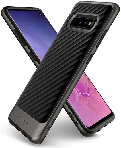 Spigen Neo Hybrid Hoesje Samsung Galaxy S10 Gunmetal afbeelding 2